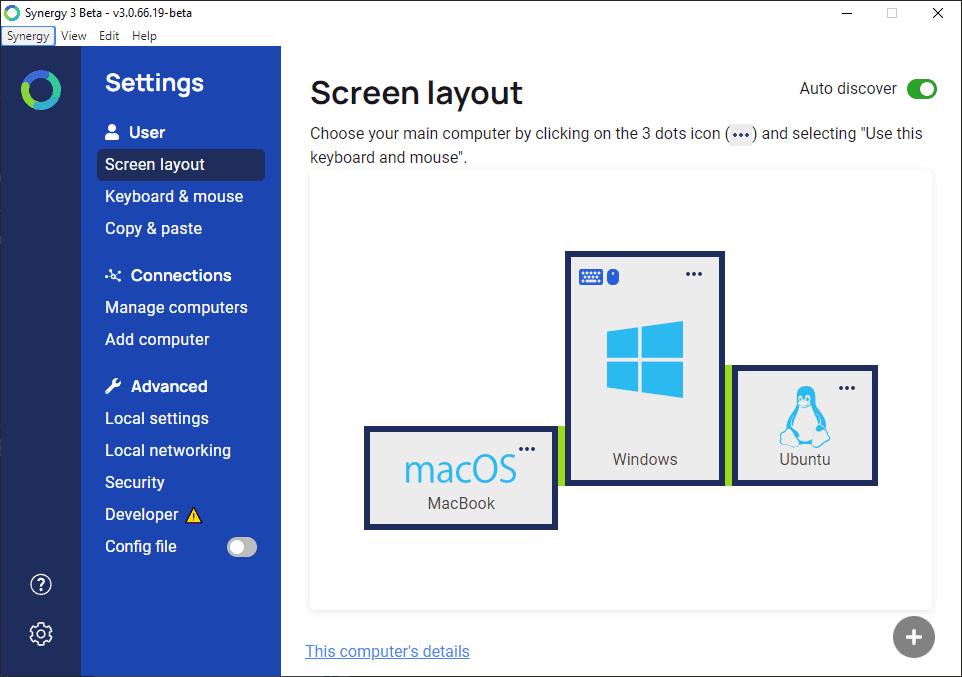 Synergy 3 screenshot